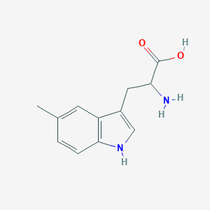 molecular formula C12H14N2O2 B555191 5-Methyl-DL-tryptophan CAS No. 951-55-3