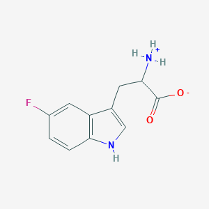 molecular formula C11H11FN2O2 B555192 5-氟色氨酸 CAS No. 154-08-5
