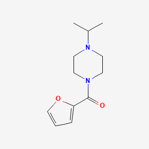 molecular formula C12H18N2O2 B5551976 1-(2-呋喃甲酰基)-4-异丙基哌嗪 