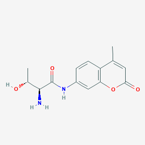 molecular formula C14H16N2O4 B555201 L-苏氨酸 7-酰胺-4-甲基香豆素 CAS No. 191723-66-7