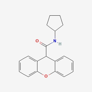 N-cyclopentyl-9H-xanthene-9-carboxamide