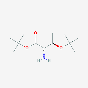 molecular formula C13H25NO5 B555203 (2S,3R)-叔丁基 2-氨基-3-(叔丁氧基)丁酸酯 CAS No. 5854-78-4