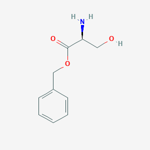 molecular formula C10H13NO3 B555213 (S)-Benzyl 2-amino-3-hydroxypropanoate CAS No. 1738-72-3