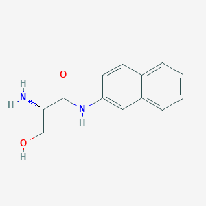 molecular formula C13H14N2O2 B555214 L-丝氨酸β-萘酰胺 CAS No. 888-74-4