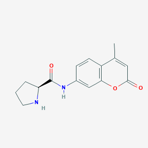 molecular formula C15H16N2O3 B555230 (S)-N-(4-甲基-2-氧代-2H-色满-7-基)吡咯烷-2-甲酰胺 CAS No. 96643-94-6