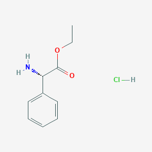 molecular formula C10H14ClNO2 B555237 (S)-Ethyl 2-amino-2-phenylacetate hydrochloride CAS No. 59410-82-1