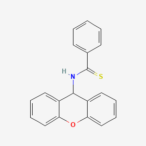 N-9H-xanthen-9-ylbenzenecarbothioamide