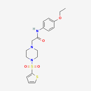 N-(4-ethoxyphenyl)-2-[4-(2-thienylsulfonyl)-1-piperazinyl]acetamide