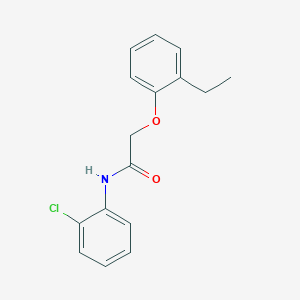 molecular formula C16H16ClNO2 B5552459 N-(2-氯苯基)-2-(2-乙基苯氧基)乙酰胺 