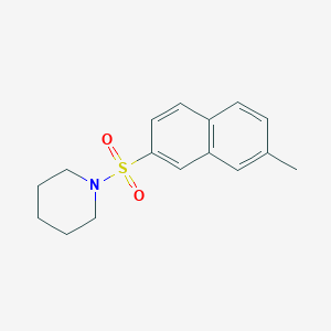 1-[(7-methyl-2-naphthyl)sulfonyl]piperidine