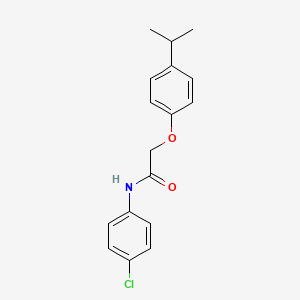 N-(4-chlorophenyl)-2-(4-isopropylphenoxy)acetamide