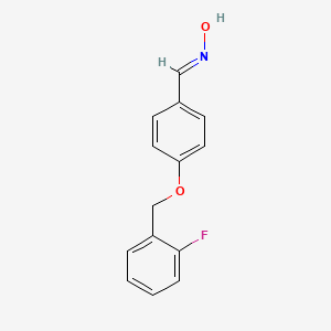 4-[(2-fluorobenzyl)oxy]benzaldehyde oxime