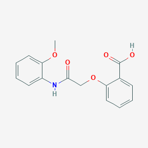 2-{2-[(2-methoxyphenyl)amino]-2-oxoethoxy}benzoic acid
