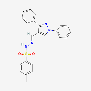 N'-[(1,3-diphenyl-1H-pyrazol-4-yl)methylene]-4-methylbenzenesulfonohydrazide