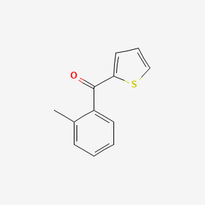 molecular formula C12H10OS B5552698 Thiophen-2-yl(o-tolyl)methanone 