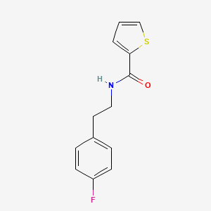 molecular formula C13H12FNOS B5552754 N-[2-(4-fluorophenyl)ethyl]-2-thiophenecarboxamide 