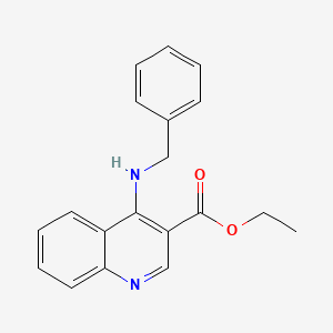 molecular formula C19H18N2O2 B5552768 ethyl 4-(benzylamino)-3-quinolinecarboxylate 