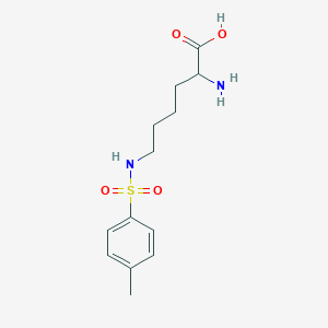 molecular formula C13H20N2O4S B555279 (S)-2-氨基-6-(4-甲苯磺酰胺基)己酸 CAS No. 2130-76-9
