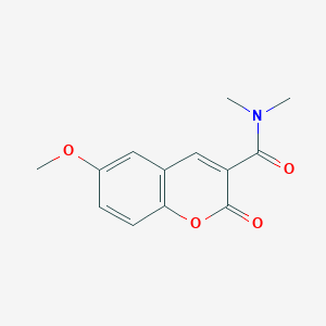 6-methoxy-N,N-dimethyl-2-oxo-2H-chromene-3-carboxamide