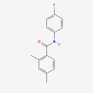 N-(4-fluorophenyl)-2,4-dimethylbenzamide