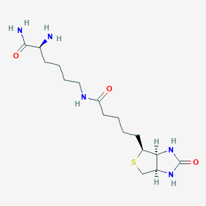 molecular formula C16H29N5O3S B555286 生物素酰胺 CAS No. 61125-53-9