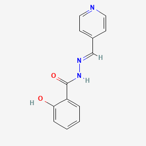 molecular formula C13H11N3O2 B5552860 2-羟基-N'-(4-吡啶甲亚甲基)苯甲酰肼 