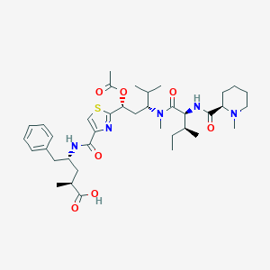 molecular formula C38H57N5O7S B055529 Tubulysin M CAS No. 936691-46-2