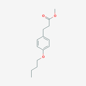molecular formula C14H20O3 B055531 Methyl 3-(4-butoxyphenyl)propanoate CAS No. 115514-10-8
