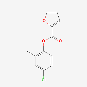molecular formula C12H9ClO3 B5553119 4-chloro-2-methylphenyl 2-furoate 
