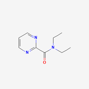 molecular formula C9H13N3O B5553123 N,N-diethyl-2-pyrimidinecarboxamide 