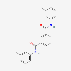 molecular formula C22H20N2O2 B5553441 N,N'-bis(3-methylphenyl)isophthalamide 
