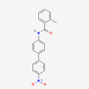 molecular formula C20H16N2O3 B5553446 2-methyl-N-(4'-nitro-4-biphenylyl)benzamide CAS No. 5306-07-0