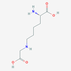 molecular formula C8H16N2O4 B555349 N(6)-羧甲基赖氨酸 CAS No. 5746-04-3