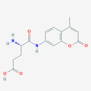 molecular formula C15H16N2O5 B555358 (4S)-4-amino-5-[(4-methyl-2-oxochromen-7-yl)amino]-5-oxopentanoic acid CAS No. 98516-76-8