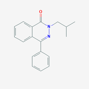 molecular formula C18H18N2O B5553630 2-isobutyl-4-phenyl-1(2H)-phthalazinone 