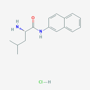 molecular formula C16H21ClN2O B555372 L-Leucine beta-naphthylamide hydrochloride CAS No. 893-36-7