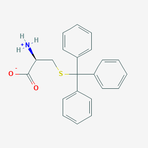 molecular formula C22H21NO2S B555381 S-三苯甲基-L-半胱氨酸 CAS No. 2799-07-7