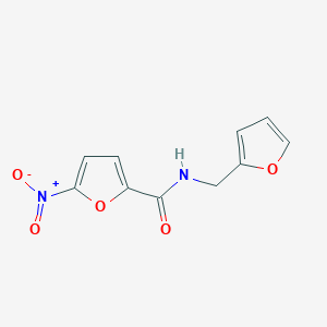 molecular formula C10H8N2O5 B5553905 N-(2-呋喃甲基)-5-硝基-2-呋喃酰胺 CAS No. 4506-06-3