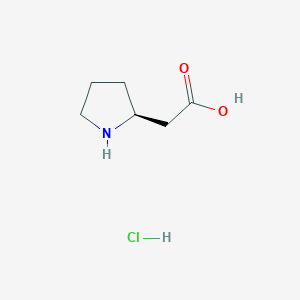 B555400 (S)-2-(Pyrrolidin-2-yl)acetic acid hydrochloride CAS No. 53912-85-9