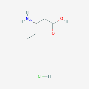 B555408 (S)-3-Aminohex-5-enoic acid hydrochloride CAS No. 270263-02-0