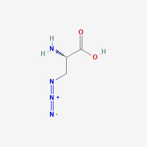 molecular formula C3H6N4O2*HCl B555409 3-叠氮-L-丙氨酸 CAS No. 105661-40-3