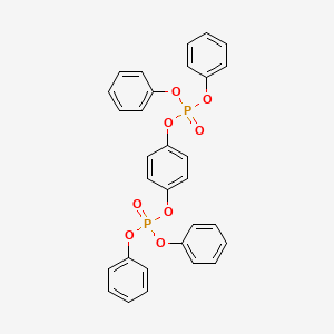 molecular formula C30H24O8P2 B5554267 四苯基 1,4-亚苯基双(磷酸酯) 