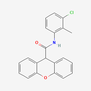 N-(3-chloro-2-methylphenyl)-9H-xanthene-9-carboxamide