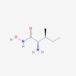molecular formula C6H14N2O2 B555430 异亮氨酰羟肟酸 CAS No. 31982-77-1