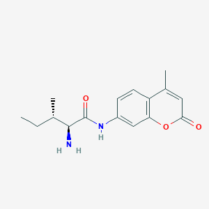 molecular formula C16H20N2O3 B555433 (2S,3S)-2-Amino-3-methyl-N-(4-methyl-2-oxo-2H-chromen-7-yl)pentanamide CAS No. 98516-74-6