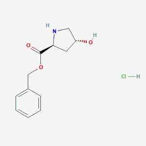 molecular formula C12H15NO3 · HCl B555434 (2S,4R)-苯甲基 4-羟基吡咯烷-2-羧酸盐酸盐 CAS No. 62147-27-7