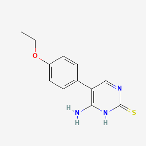 4-amino-5-(4-ethoxyphenyl)-2-pyrimidinethiol