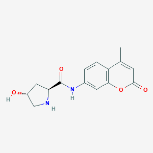 B555437 (2S,4R)-4-hydroxy-N-(4-methyl-2-oxochromen-7-yl)pyrrolidine-2-carboxamide CAS No. 77471-43-3