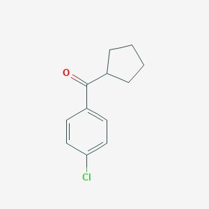 molecular formula C12H13ClO B055545 4-氯苯基环戊基酮 CAS No. 2204-98-0