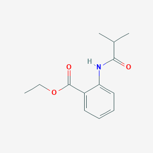 molecular formula C13H17NO3 B5554694 2-(异丁酰氨基)苯甲酸乙酯 